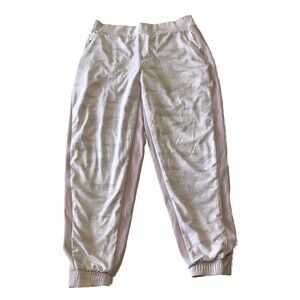 Athleta Brooklyn Lined Jogger Pants Shasta Purple Camo Print Pockets  Size 10